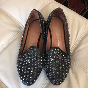 Jeffrey Campbell spiked loafers size 7